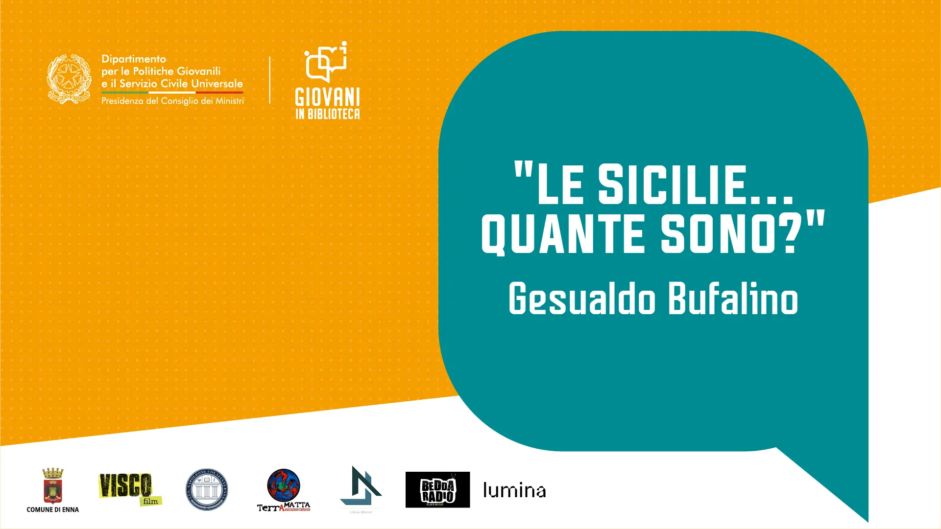 BUFALINO GESUALDO: “Le Sicilie… Quante sono?”